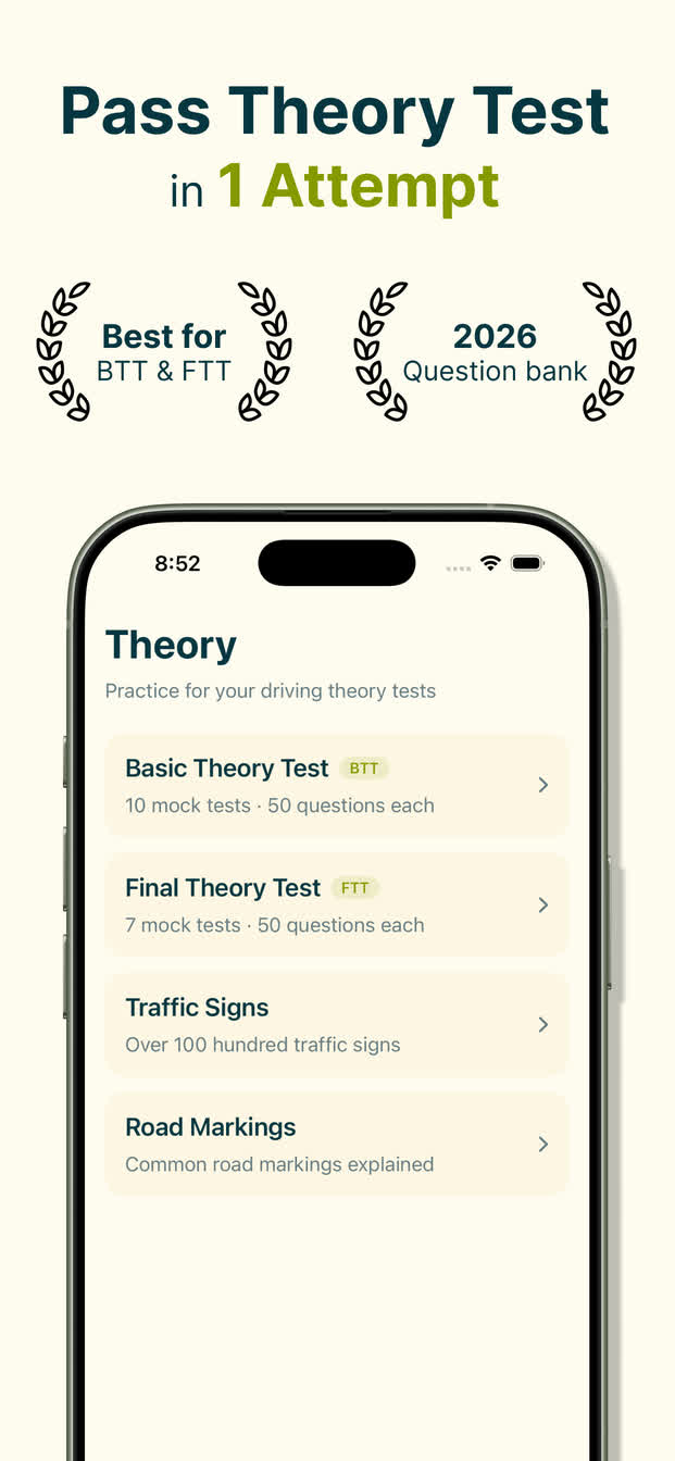 SG Driving Test screenshot 1